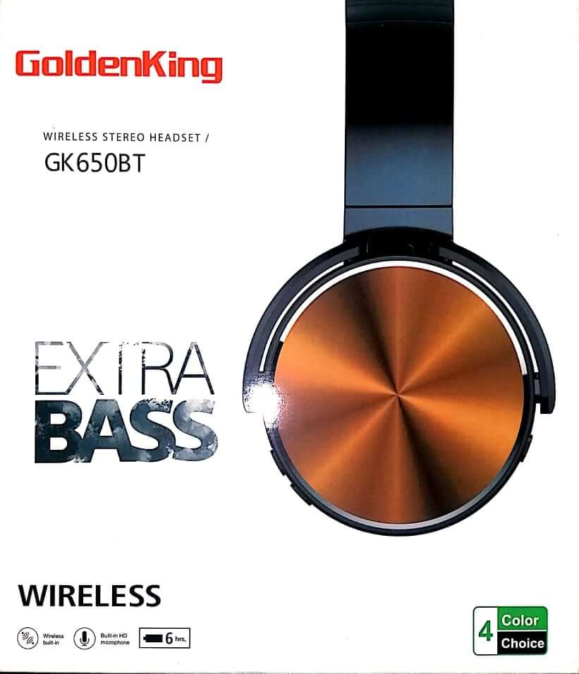 سماعة راس بلوتوث Golden King GK650BT